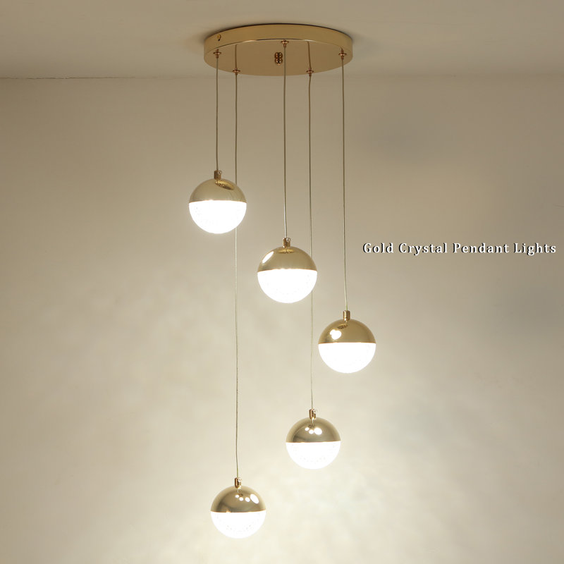 Mercer41 Leeandrew 5 Light Cluster Globe LED Pendant Wayfair